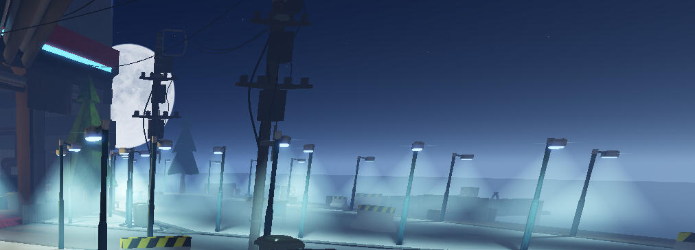 A photo of the scenery in Running from the Internet! It's a fun game that I recommend playing!