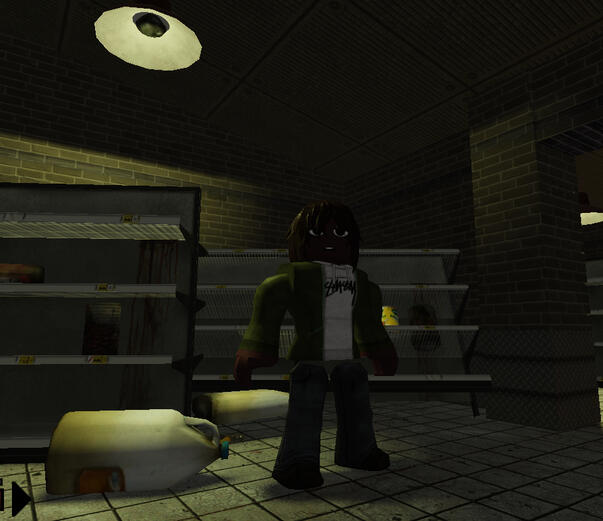 Me standing in RPG Elevator